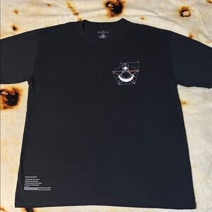 Black Scale Geometric Graphic Tee